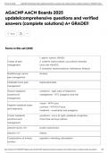 AGACNP AACN Boards 2025 update&vert;comprehensive questions and verified answers &lpar;complete solutions&rpar; A&plus; GRADE&excl;&excl;
