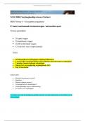 Oefentoets NCOI MBO Verpleegkundige niveau 4 Verkort - meest voorkomende tentamenvragen o&period;b&period;v oude toetsen &plus; kernbegrippen &plus; weblinks &plus; trends en ontw&period; &plus; meer