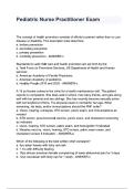 Pediatric Nurse Practitioner &lpar;APRN&rpar; Exam &ndash; TEST BANK Merged 2025&sol;2026 Edition&colon; Comprehensive Practice Questions and Answers for PNP Certification&comma; Advanced Practice Nursing Review&comma; and Pediatric Nurse Practitioner Board Exam Preparation Guide