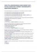 OHIO PTA JURISPRUDENCE EXAM NEWEST 2025 ACTUAL EXAM&lpar;100&percnt; CORRECT ANSWERS&rpar;WITH QUESTIONS&vert; GRADED A&plus;