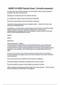 NURS 310 HESI Practice Exam&period; Correctly answered