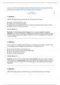 WGU C165 OA EXAM INTEGRATED PHYSICAL SCIENCES OA ACTUAL EXAM QUESTION BANK  QUESTIONS AND CORRECT DETAILED ANSWERS&vert;ALREADY GRADED A&plus;