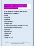 CERTIFIED GENERAL APPRAISER EXAM QUESTIONS WITH VERIFIED  DETAILED ANSWERS
