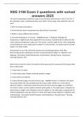 NSG 3100 Exam 2 questions with solved answers 2025