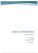 OWE 8&colon; Zorgadvies&comma; behaald met een 8&comma;4&excl;