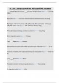 PCOM Comps questions with verified answers&period;