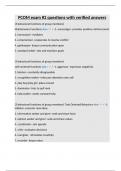 PCOM exam &num;2 questions with verified answers
