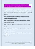 Practice Questions-Air Canada Exam  with All Answers and Illustrations Given