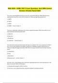 NSG 3100 &plus; 3100L TEST 2 Exam Questions  And 100&percnt; Correct Answers Already Passed 2025