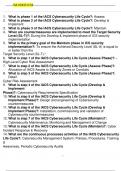 Isa 62443 ic34 exam questions and answers 100&percnt; correct