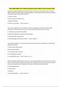 NSG 3100&plus;3100L Test 3 Review Questions With 100&percnt; Correct Answers 2025