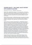 SHADOW HEALTH - TINA JONES&comma; HEALTH HISTORY WITH COMPLETE SOLUTION