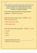 SCCJA CUMULATIVE ACADEMY EXAM GUIDE LATEST 2025 ACTUAL  EXAM WITH COMPLETE EXAM QUESTIONS AND CORRECT  DETAILED ANSWERS &lpar;100&percnt; VERIFIED ANSWERS&rpar; &vert;ALREADY  GRADED A&plus;&vert; &vert;&vert;PROFESSOR VERIFIED&vert;&vert;