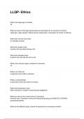 LLQP- Ethics QUESTIONS AND CORRECT DETAILED ANSWERS WITH RATIONALES 2025&sol;2026 &lpar;VERIFIED ANSWERS&rpar; &vert;ALREADY GRADED A&plus;