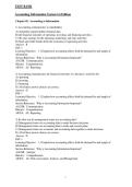  Accounting Information Systems 1st Edition &ndash; Arline Savage Test Bank Practice Questions and Solutions