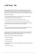 LLQP Study - TNL QUESTIONS AND CORRECT DETAILED ANSWERS WITH RATIONALES 2025&sol;2026 &lpar;VERIFIED ANSWERS&rpar; &vert;ALREADY GRADED A&plus;