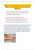 Pn Exit Hesi Exam Questions And Answers Best Rated A&plus; Guaranteed Success New Update 2024-2025
