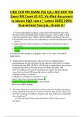 HESI EXIT RN EXAM-756 QA&comma; HESI EXIT RN Exam RN Exam V1-V7&comma; Verified document to secure high score &vert; Latest 2025&vert;100&percnt;  Guaranteed Success&hellip;Grade A