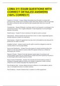 LOMA 311 EXAM QUESTIONS WITH CORRECT DETAILED ANSWERS &lpar;100&percnt; CORRECT&rpar; 