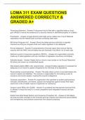 LOMA 311 EXAM QUESTIONS ANSWERED CORRECTLY & GRADED A&plus; 