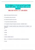 FL Firefighter I&comma; II state prep Exam Study Guide 2025-2026&period;   Questions with correct answers&period; BRAND NEW&excl;&excl;&excl; A&plus; GRADED&period;