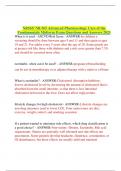 NR565&sol;NR 565 Advanced Pharmacology Care of the Fundamentals Midterm Exam Questions and Answers 2025