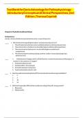 Test bank for Davis Advantage for Pathophysiology Introductory Concepts and Clinical Perspectives 2nd Edition by Theresa M Capriotti &vert;ISBN NO- &vert; ISBN N &vert; Chapter 1-46 &vert; Complete Questions and Answers A&plus;