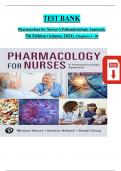 TEST BANK Pharmacology for Nurses-A Pathophysiologic Approach&comma; 7th Edition &lpar;Adams&comma; 2024&rpar;&comma; Chapters 1 - 50