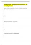 NIH Stroke Scale &ndash; All Test Groups A-F &lpar;patients 1-6&rpar; Answer key Updated