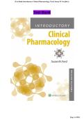 Introductory Clinical Pharmacology 12th Edition Susan M&period; Ford &ndash; Test Bank with Practice Questions and Answers