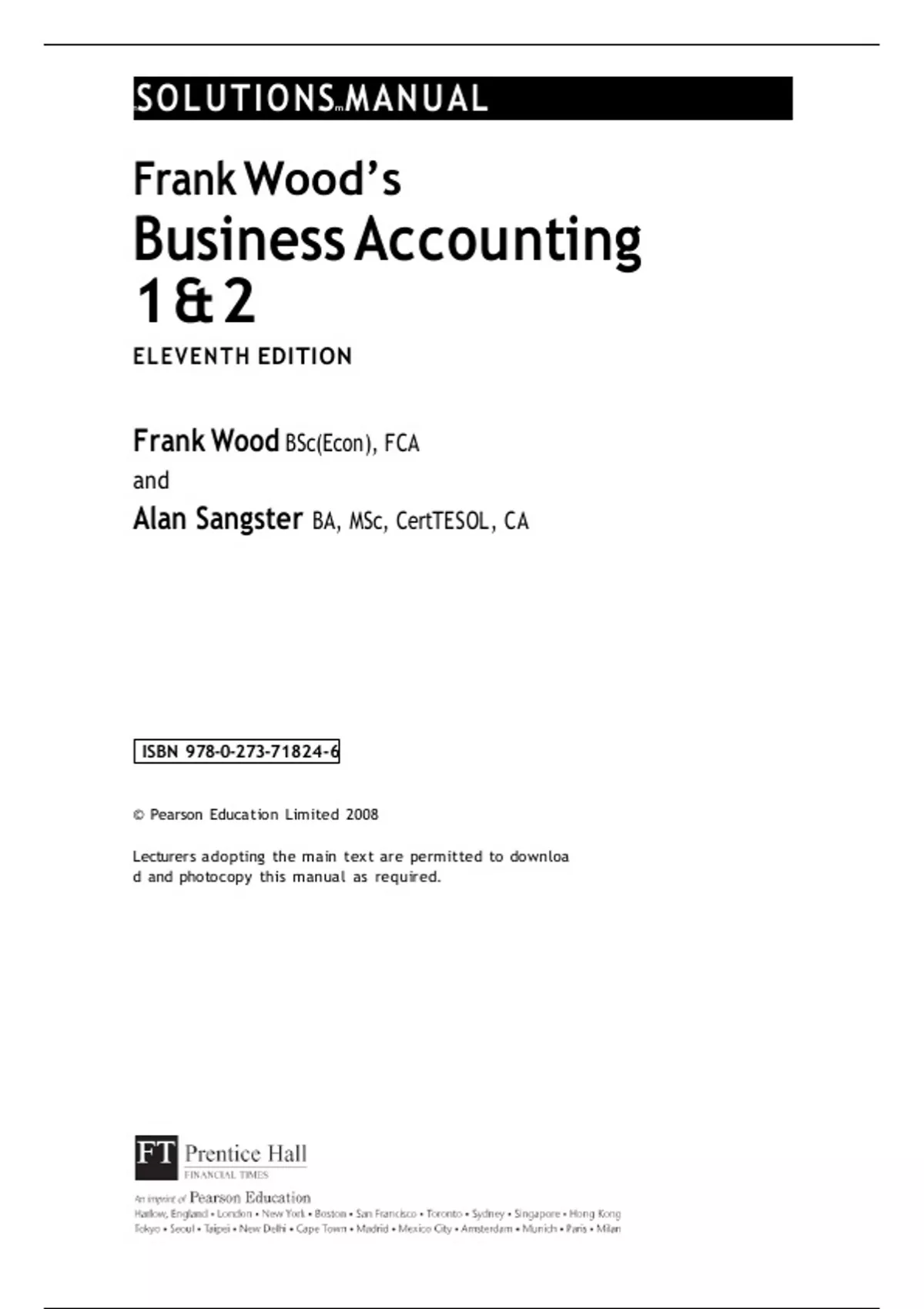 Solution Manual for Understanding Business, 13th Edition by William ...