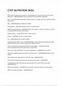 C787 NUTRITION WGU