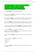 CAPQUIZZER - CIVIL AIR PATROL -  WRIGHT BROTHERS EXAM  QUESTIONS AND ANSWERS 