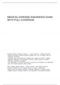 medical expense insurance