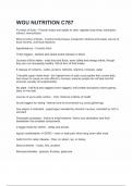 WGU NUTRITION C787