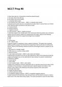 NCCT Prep &num;8 QUESTIONS AND CORRECT DETAILED ANSWERS WITH RATIONALES 2025&sol;2026 &lpar;VERIFIED ANSWERS&rpar; &vert;ALREADY GRADED A&plus;