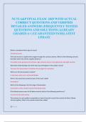 NCTI A&P FINAL EXAM 2025 WITH ACTUAL  CORRECT QUESTIONS AND VERIFIED  DETAILED ANSWERS &vert;FREQUENTLY TESTED  QUESTIONS AND SOLUTIONS &vert;ALREADY  GRADED A&plus;&vert; &vert;GUARANTEED PASS&vert;LATEST  UPDATE
