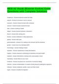 HESI A2 Vocab &lpar;Elsevier Evolve&rpar; Exam Questions with Complete Solutions