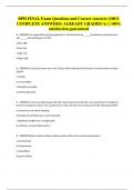 BPH FINAL Exam Questions and Correct Answers &lpar;100&percnt; COMPLETE ANSWERS&rpar; ALREADY GRADED A&plus; &vert; 100&percnt; satisfaction guaranteed