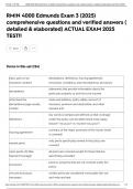 RMIN 4000 Edmunds Exam 3 &lpar;2025&rpar; comprehensive questions and verified answers &lpar; detailed & elaborated&rpar; ACTUAL EXAM 2025 TEST&excl;&excl;