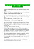 ENT 2113- Ron Bolen Final Exam study Set &lpar;Spring 2022&rpar;
