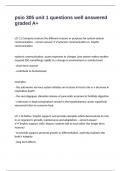 psio 305 unit 1 questions well answered graded A&plus;