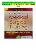 TESTBANK-UNDERSTANDING MEDICAL SURGICAL NURSING 5E|FIFTH EDITION (WILLIAMS & HOPPER 2015)