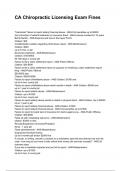 CA Chiropractic Licensing Exam Fines QUESTIONS AND CORRECT DETAILED ANSWERS WITH RATIONALES 2025&sol;2026 &lpar;VERIFIED ANSWERS&rpar; &vert;ALREADY GRADED A&plus;