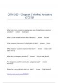 QTM 100 - Chapter 2 Verified Answers &lpar;2025&rpar;&excl;&excl;
