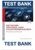 Test Bank for Network Defense and Countermeasures&colon; Principles and Practices &lpar;Pearson IT Cybersecurity Curriculum &lpar;ITCC&rpar;&rpar; 4th Edition by William Easttom 9780138200589&vert;&vert; Complete Guide A&plus;