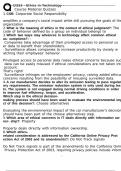 D333 - Ethics in Technology - Course Material Quizzes 