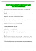 SOCRA EXAM PREP QUESTIONS WITH UPDATED ANSWERS&period;