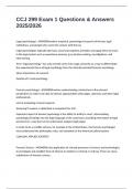 CCJ 299 Exam 1 Questions & Answers 2025&sol;2026
