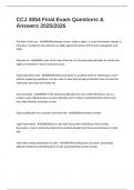 CCJ 4054 Final Exam Questions & Answers 2025&sol;2026